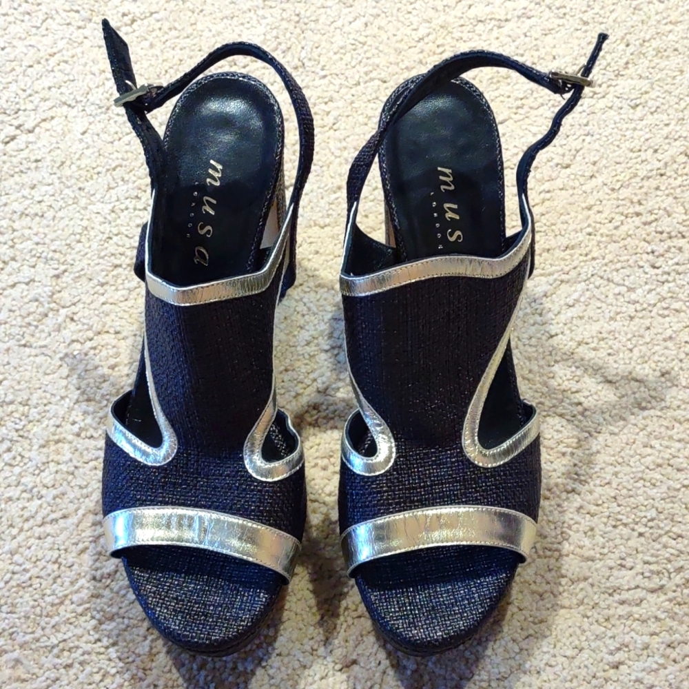 Platform party sandals